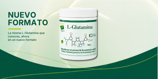 Ahora nuestra L-Glutamina en un formato más cómodo
