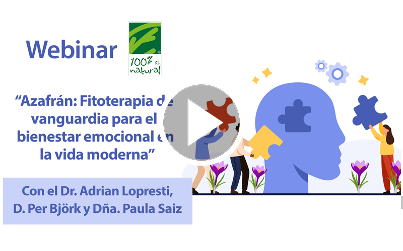 Webinar “Azafrán: Fitoterapia de vanguardia para el bienestar emocional en la vida moderna”