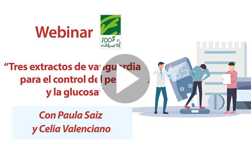 Webinar “Tres extractos de vanguardia para el control de peso y la glucosa”